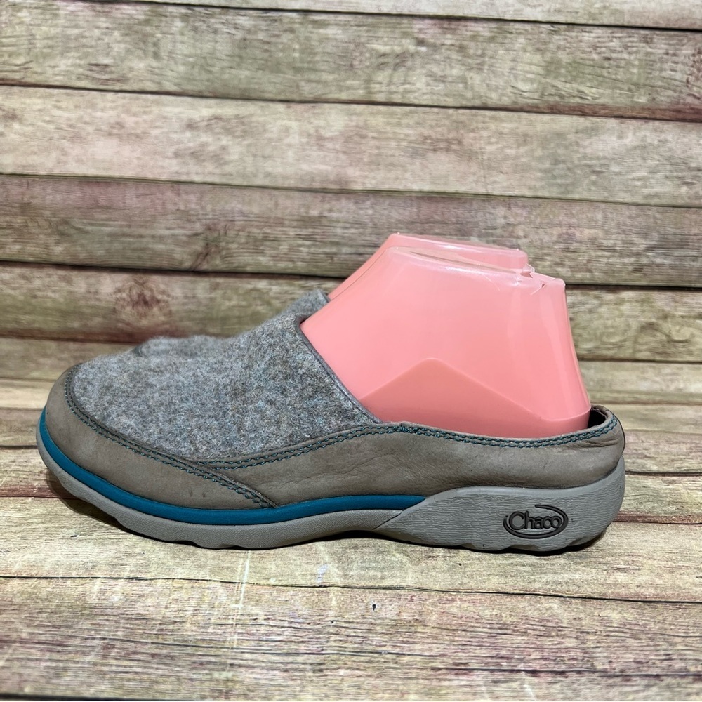 Chaco Grey Wool Slippers